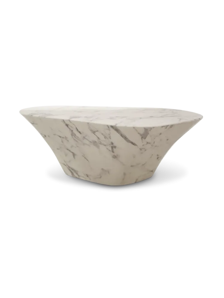 Asymmetrischer Design Couchtisch „Marble Look“ Pols Potten