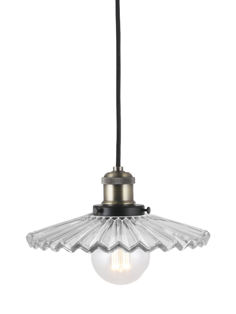 Nostalgische Pendellampe „Cobbler“ Ø 25 cm Globen Lighting