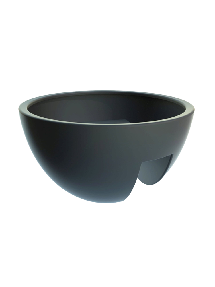 Balkonblumentopf Eckling Ø 45 cm - Graphit rephorm