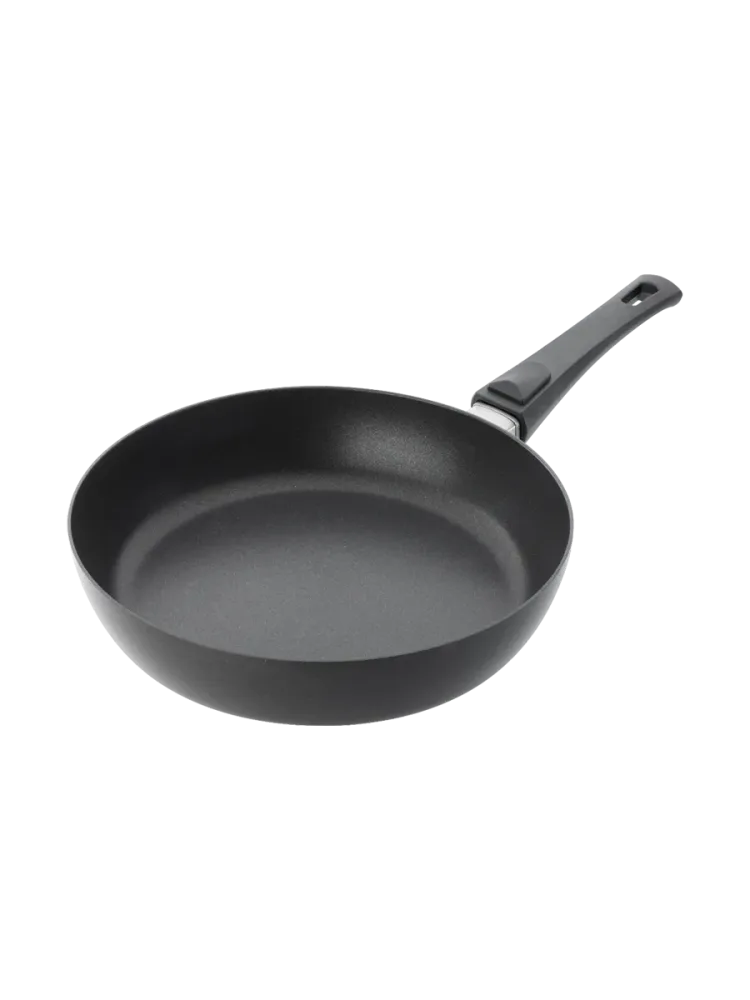 Premium Schmorpfanne „Urban“ mit abnehmbarem Griff Schwarz SCANPAN