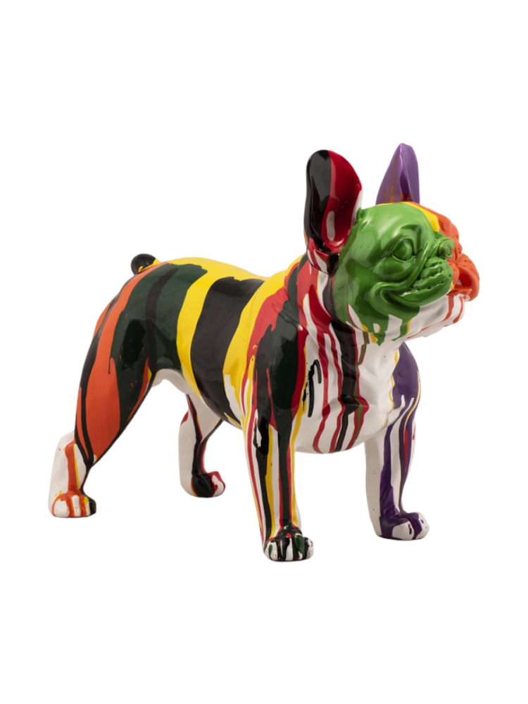 image LAND Skulptur Bunte Bulldogge 3  | Schubiger Möbel
