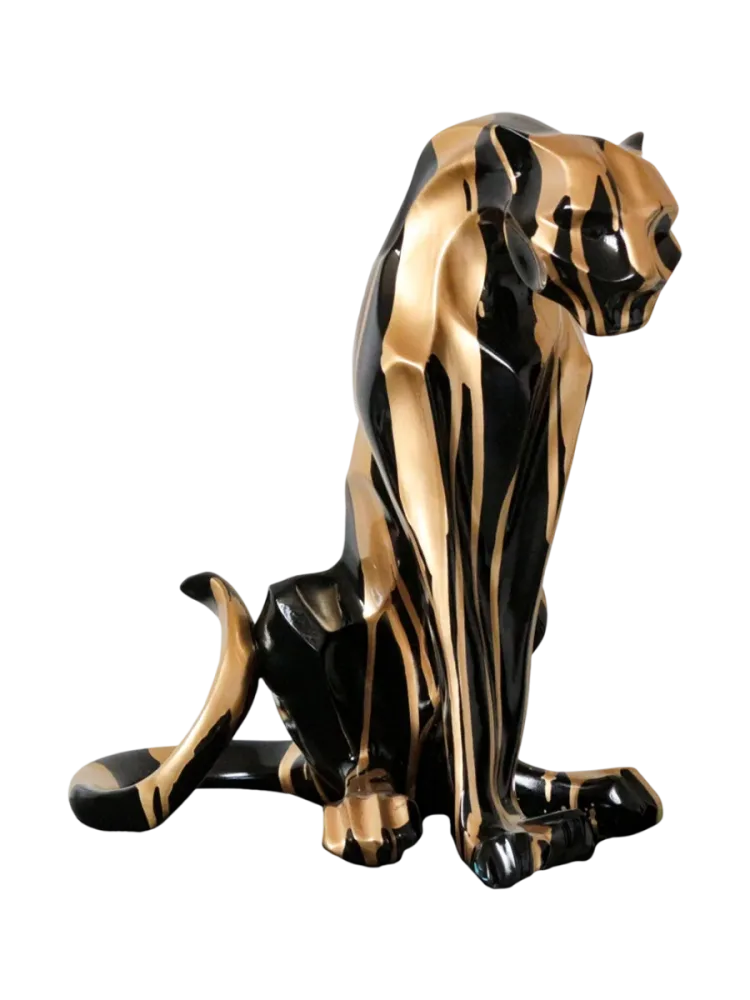 image LAND Skulptur Sitzender Panther  | Schubiger Möbel