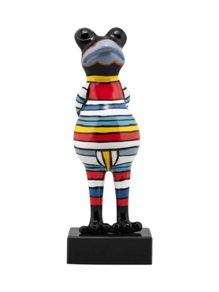image LAND Skulptur Gestreifter Frosch  | Schubiger Möbel