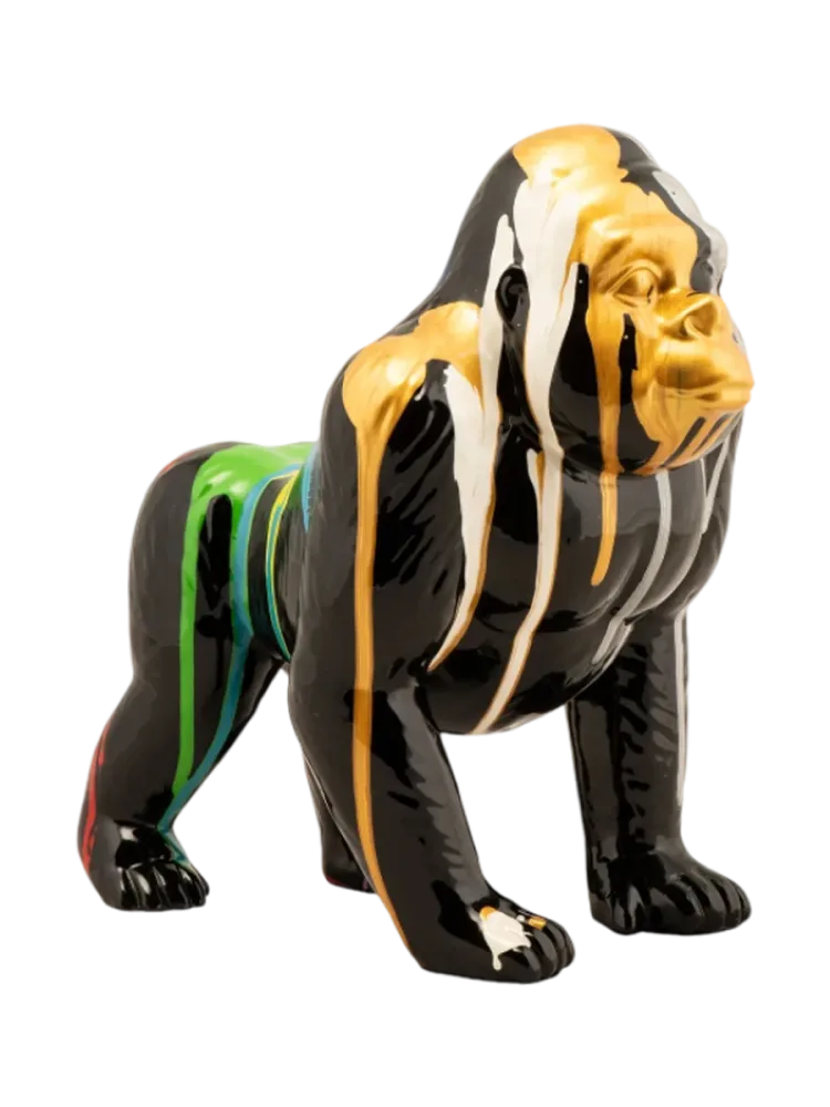 image LAND Skulptur Bunter Gorilla  | Schubiger Möbel