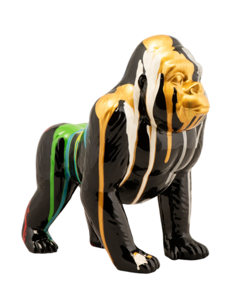 image LAND Skulptur Bunter Gorilla  | Schubiger Möbel