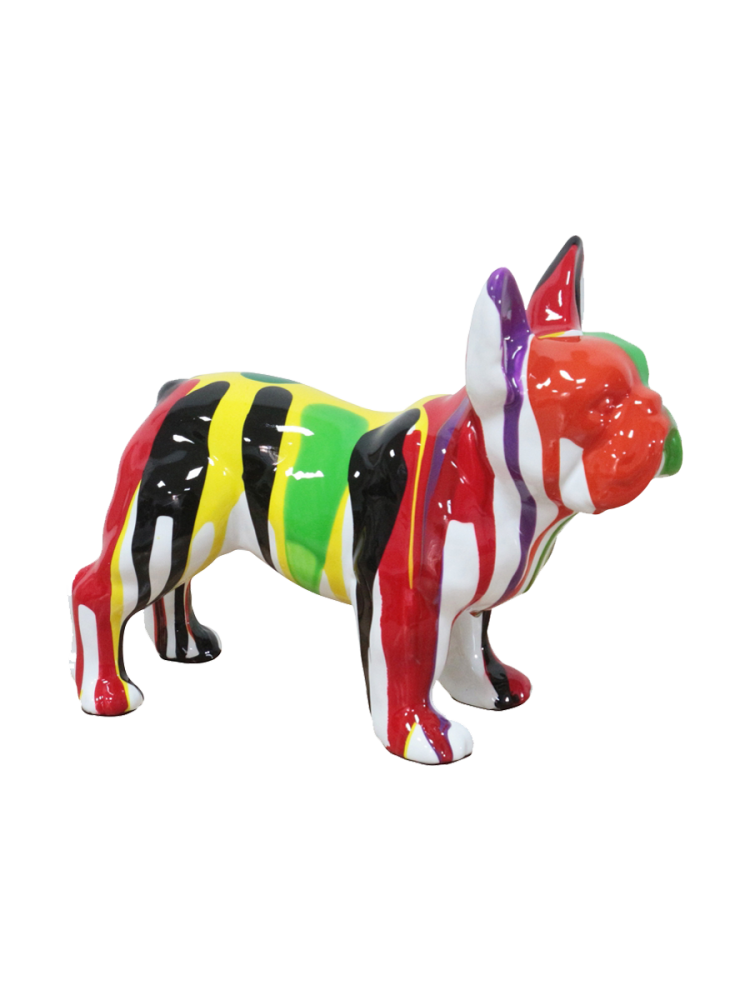 image LAND Skulptur Bunte bulldogge 1  | Schubiger Möbel