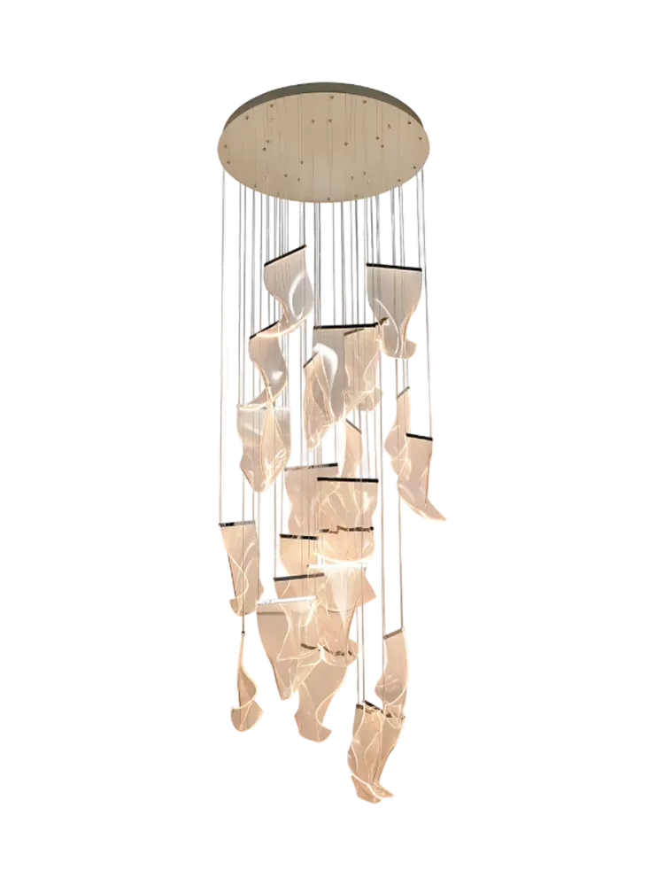 LED Design Galerielampe „Velos XXL“ Silber, Transparent Schuller