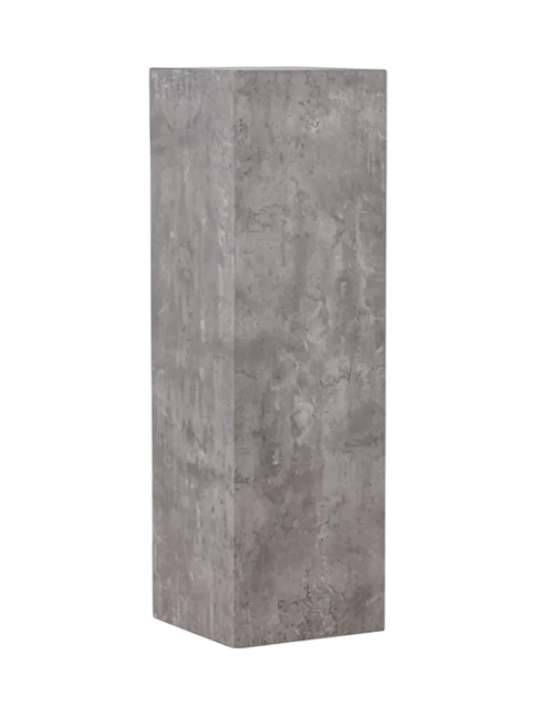 Blumen- und Dekorationssäule „Ramsvik“ - Höhe 130 cm Grau VE DESIGN