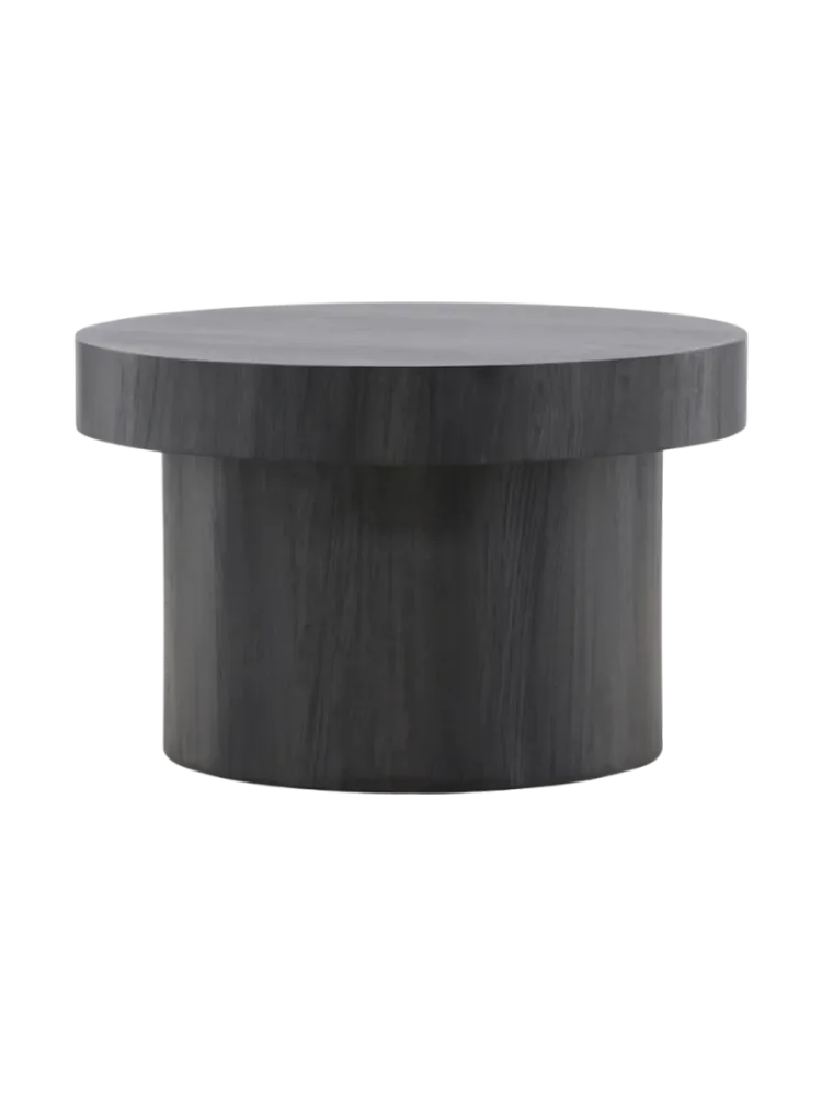 Design Couchtisch „Malung“ Ø 80 cm Schwarz VE DESIGN