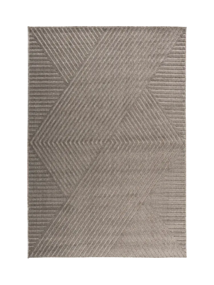 Design Teppich „Aron“, verschiedene Grössen Taupe VE DESIGN