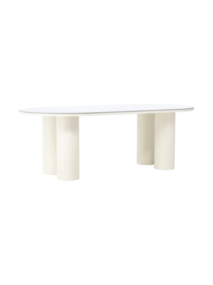 Ovaler Design Esstisch „Havstensund“ - 220 x 110 cm Ercu VE DESIGN