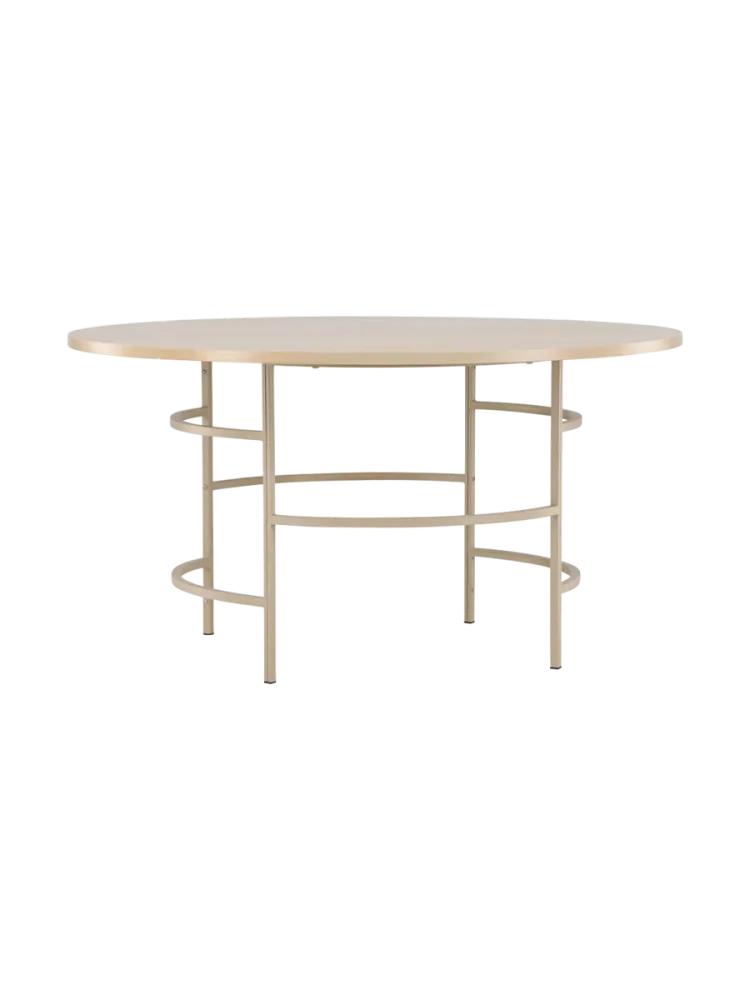 Runder Design Esstisch „Copenhagen“ Ø 140 cm Natural VE DESIGN