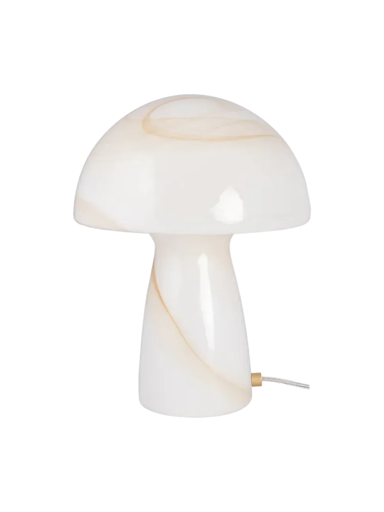 Design Tischlampe „Fungo Swirl“ aus mundgeblasenem Glas Globen Lighting