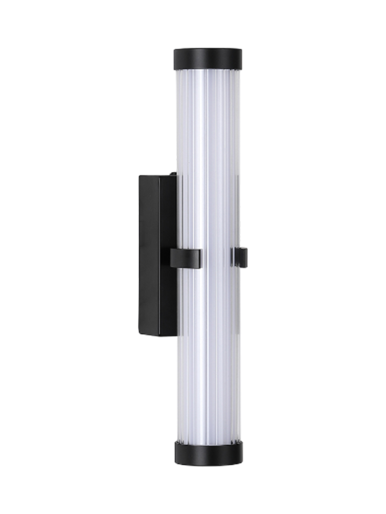 Dimmbare LED Design Wandlampe/Badlampe „Clamp“ Schwarz Searchlight
