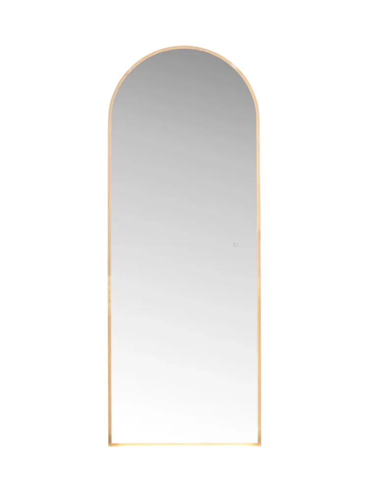 Design Wandspiegel „Skeppsvik“ mit Beleuchtung, 70 x 185 cm Silber, Transparent VE DESIGN