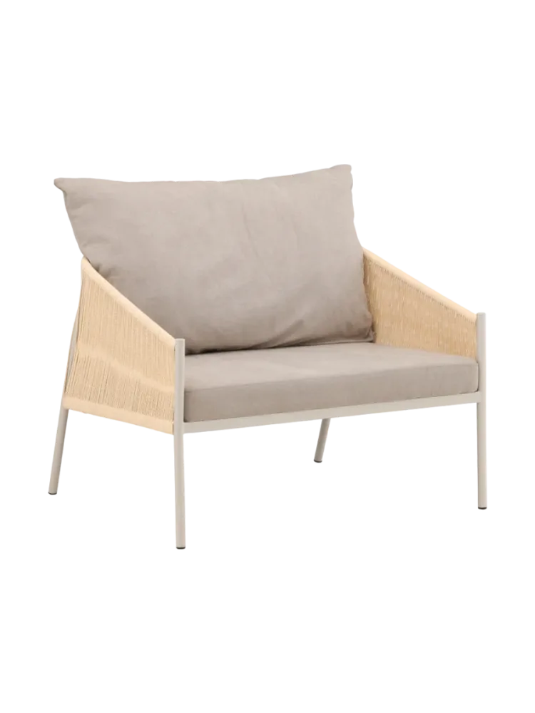 Design Loungesessel „Louie“ Leinen VE DESIGN