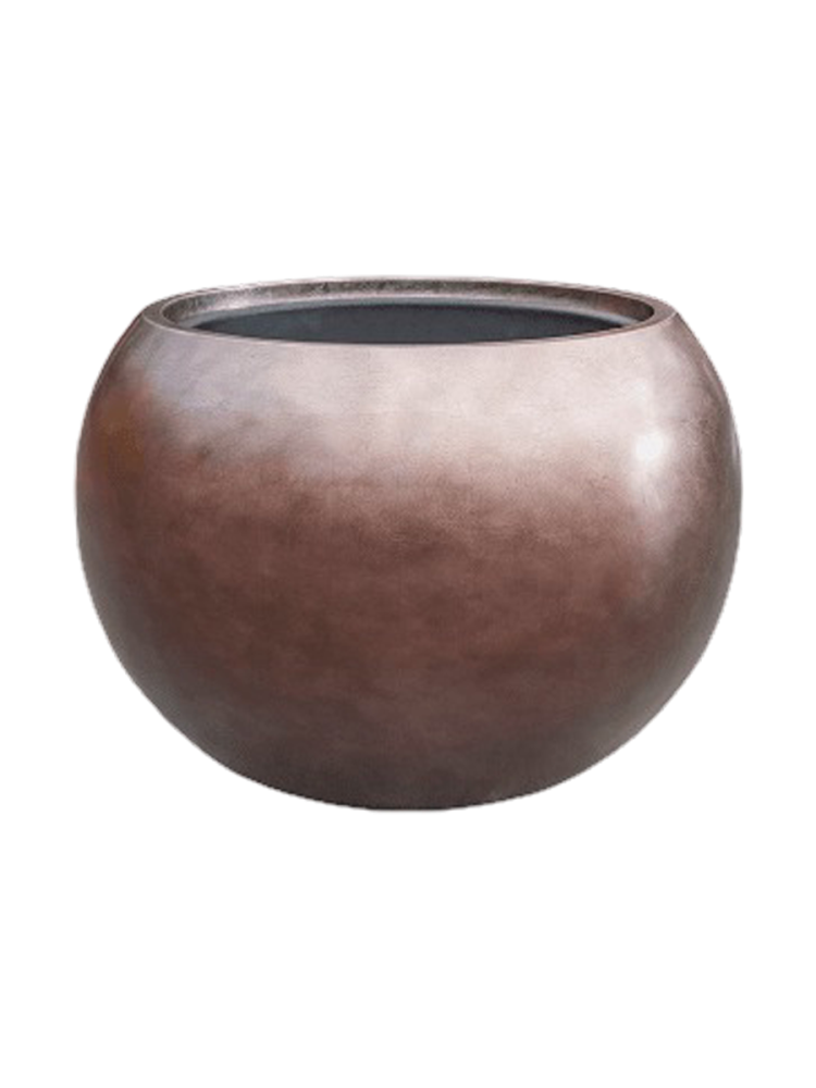 Grosser Blumentopf „Metallic Globe“, verschiedene Grössen Baq Design