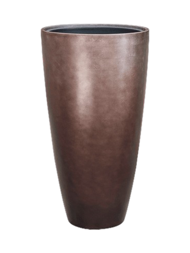 Hoher Blumentopf „Metallic Partner“, verschiedene Grössen Baq Design
