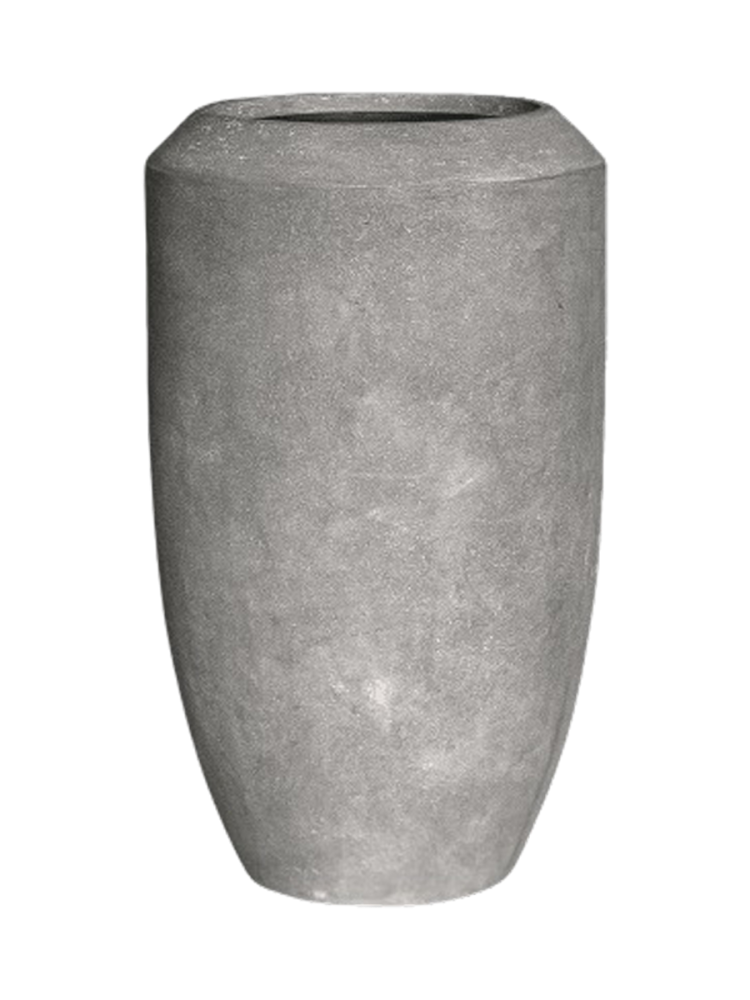 Grosser In-/Outdoor Blumentopf „Polystone Coated Plain Coppa“, ver. Grössen Baq Design