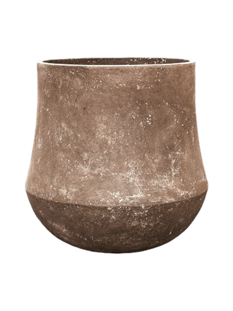 Grosser In-/Outdoor Blumentopf „Polystone Coated Plain Darcy“, ver. Grössen Baq Design