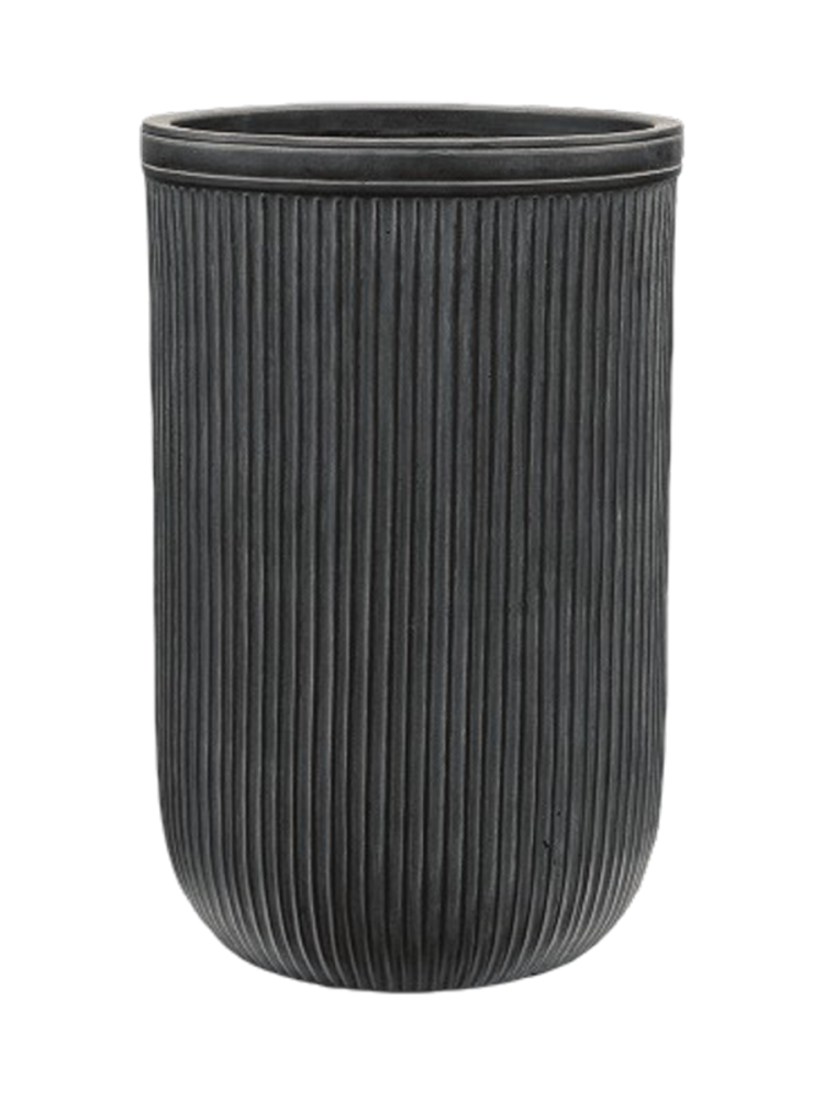 Grosser In-/Outdoor Blumentopf „Vertical Rib“, verschiedene Grössen Baq Design
