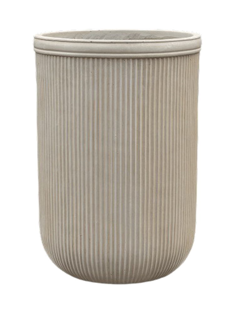 Grosser In-/Outdoor Blumentopf „Vertical Rib“, verschiedene Grössen Baq Design