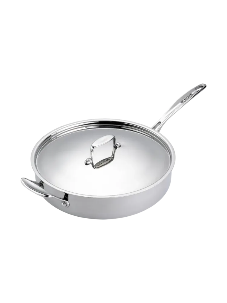 Premium Schmorpfanne „Fusion 5“ inkl. Deckel Silber SCANPAN