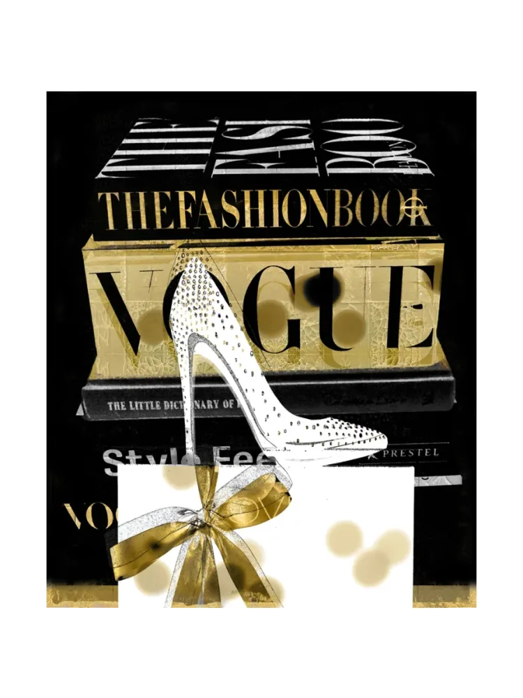 image LAND Bild Fashion Books mit Highheel 1  | Schubiger Möbel