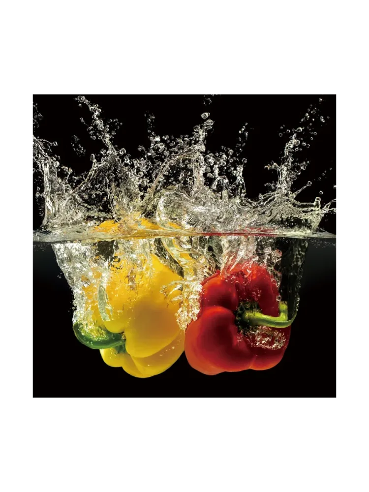 image LAND Digitaldruck auf Glas Splash Paprika  | Schubiger Möbel