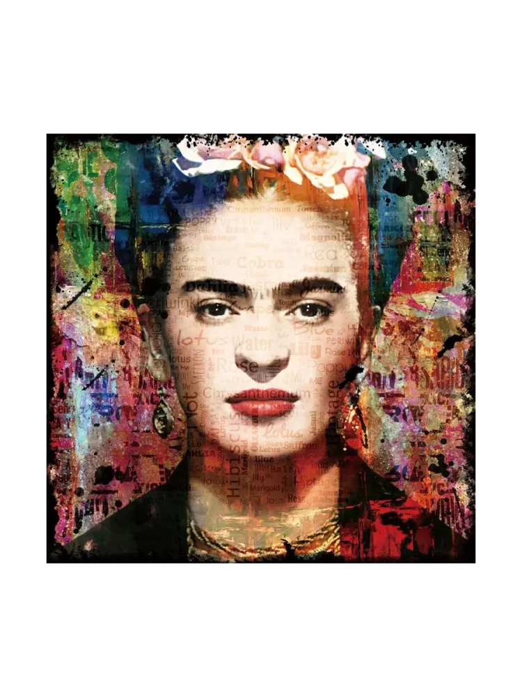 image LAND Digitaldruck auf Glas Pop Art Von Mexikanischer Frau  | Schubiger Möbel