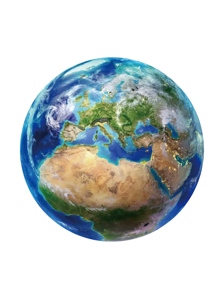 image LAND Glasbild Die Welt  | Schubiger Möbel