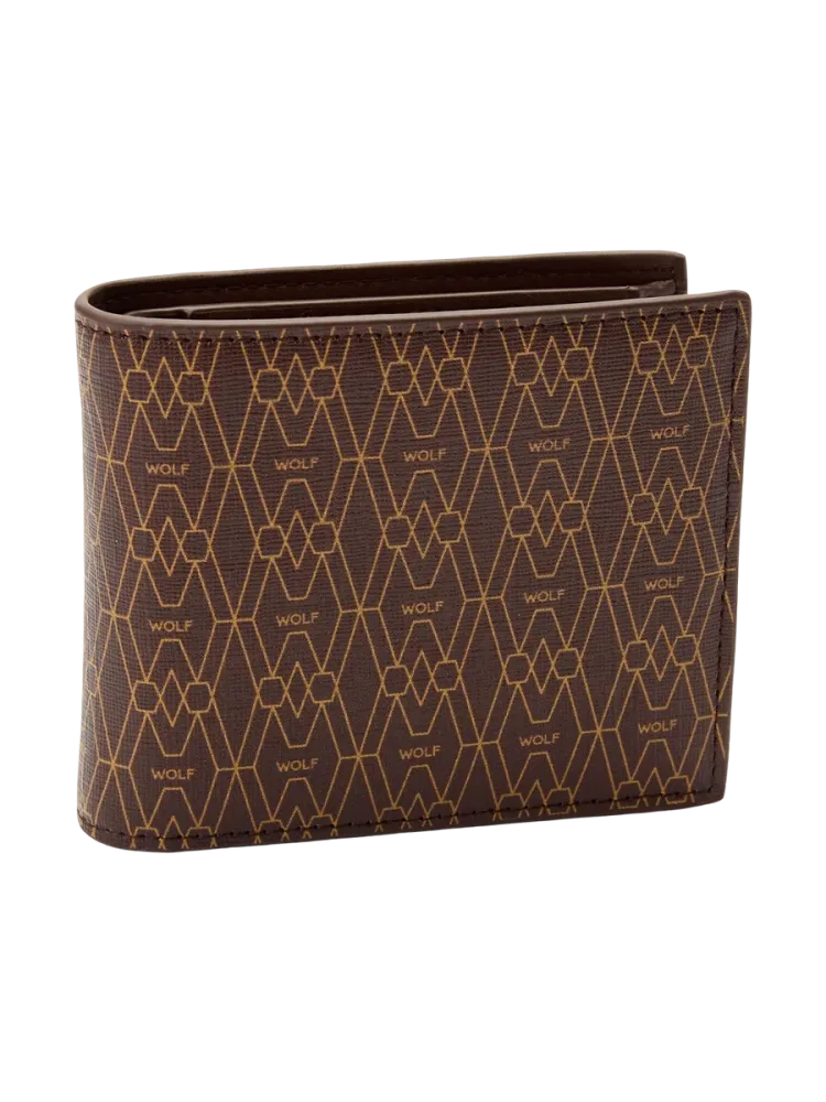 Brieftasche „Signature“ Leder Braun WOLF