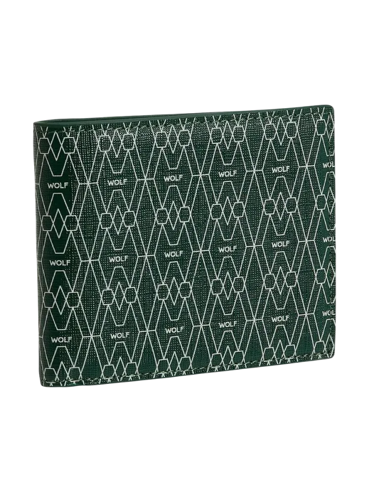 Brieftasche „Signature II“ Leder Dunkelgrün WOLF