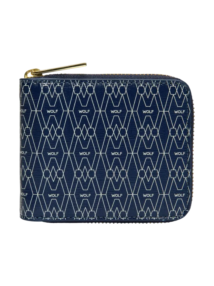 Brieftasche „Signature Range“ Leder Blau WOLF