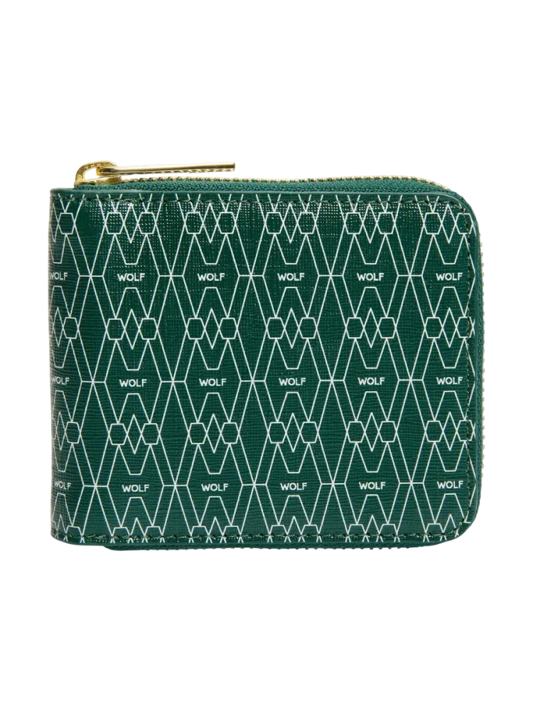 Brieftasche „Signature Range“ Leder Dunkelgrün WOLF