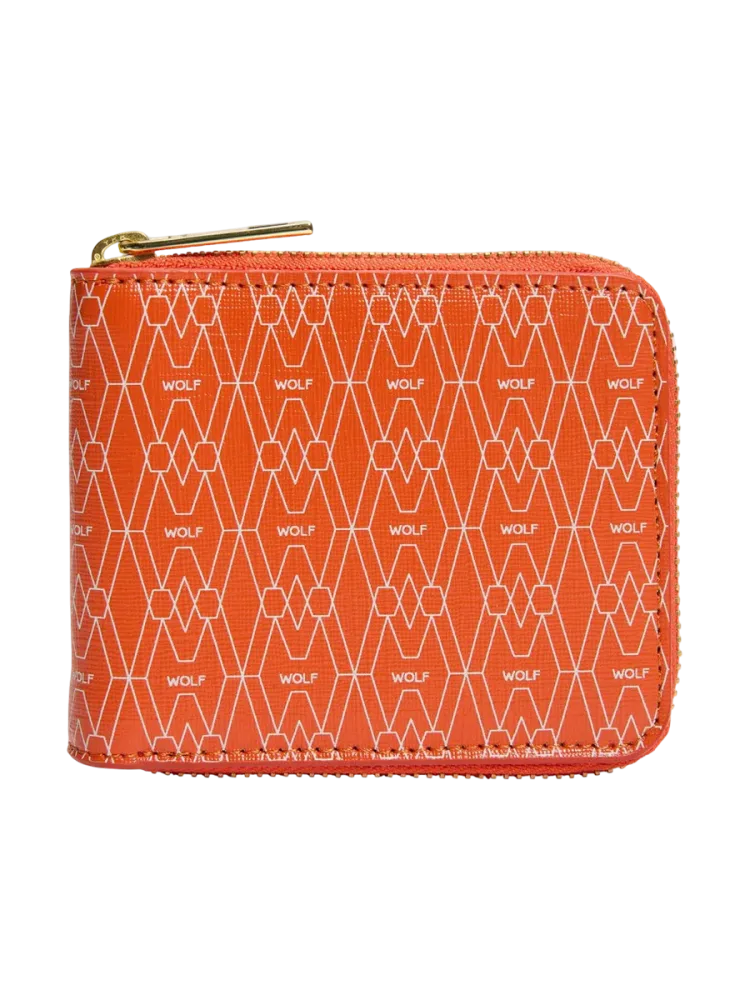 Brieftasche „Signature Range“ Leder Orange WOLF