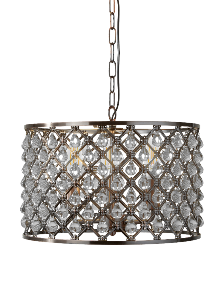 Dimmbare Design Pendellampe „Marquise“ Ø 38 cm Searchlight