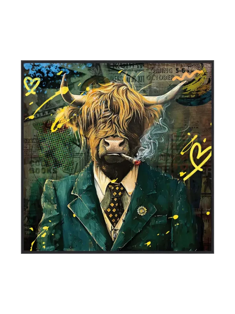 image LAND Gemälde Gentleman Bull  | Schubiger Möbel