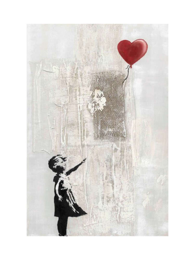 image LAND Gemälde Love Balloon Girl  | Schubiger Möbel