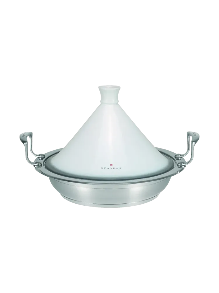 Premium Tajine „Impact“ Silber Ø 28 cm, 3.2 Liter SCANPAN