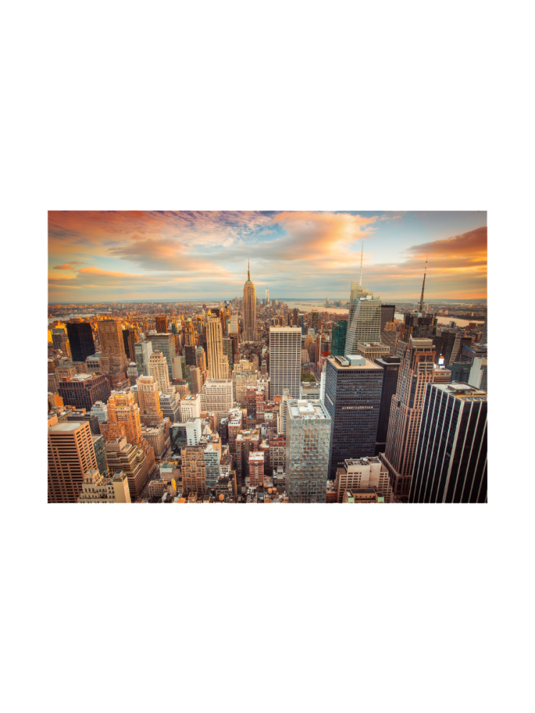 image LAND Digitaldruck auf Acrylglas New York Skyline  | Schubiger Möbel