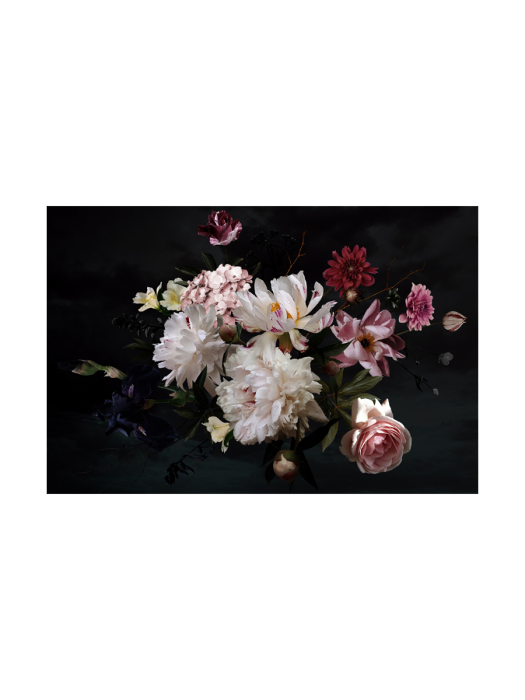 image LAND Digitaldruck auf Glas Hübsches Blütenbouquet 3  | Schubiger Möbel