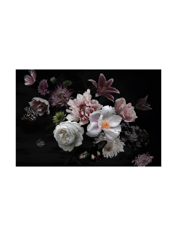 image LAND Digitaldruck auf Glas Hübsches Blütenbouquet 2  | Schubiger Möbel