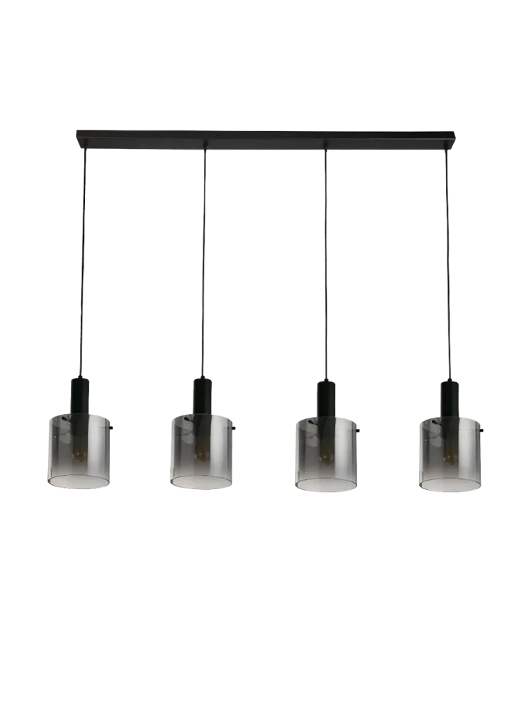 Lineare Design Pendellampe „Sweden“, 4-Flammig Searchlight