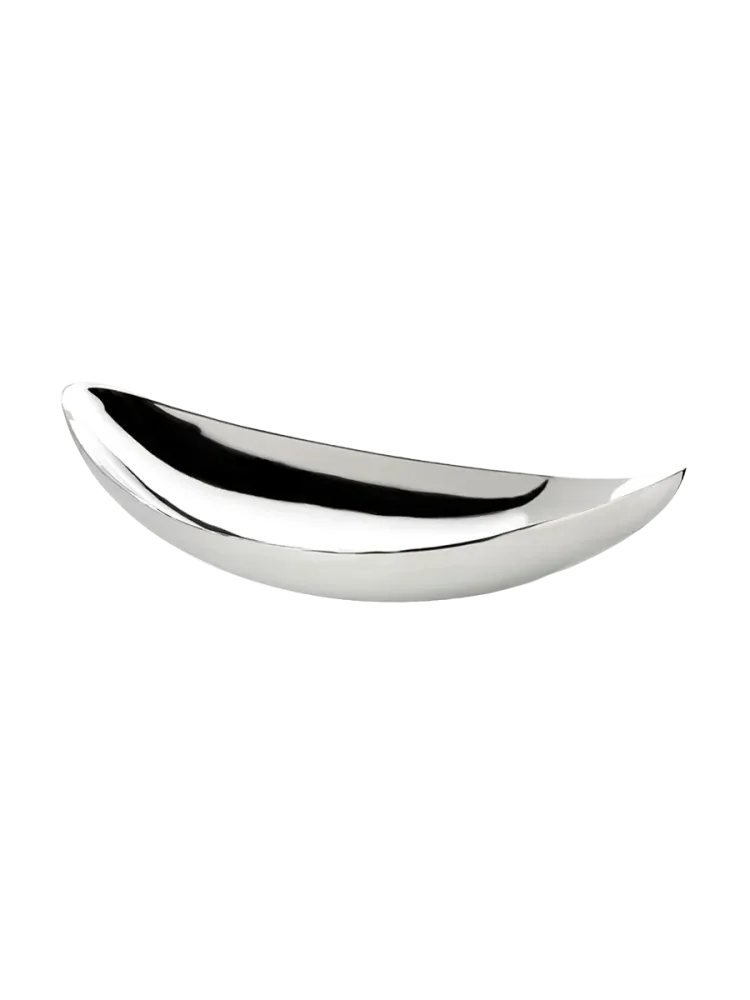 Design Schale „Halifax“ aus Edelstahl, hochglanzpoliert, 55 x 28 cm EDZARD