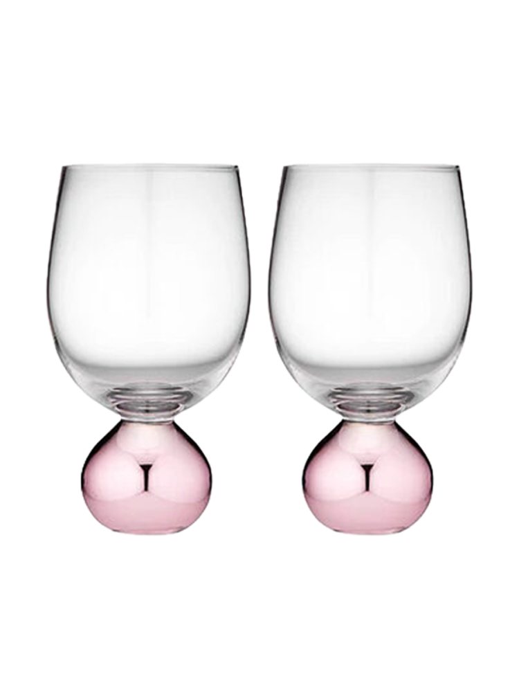 Handgefertigte, luxuriöse Weingläser „Astrid“, 2er-Set Ladelle