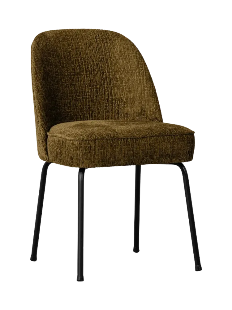 mutoni - Esszimmerstuhl Vogue Struktursamt brass, One Size