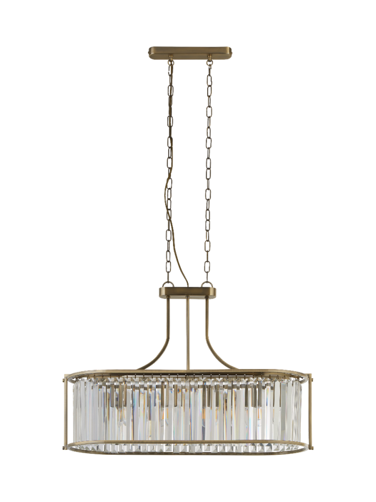 Ovale Design Pendelleuchte „Victoria“ Searchlight