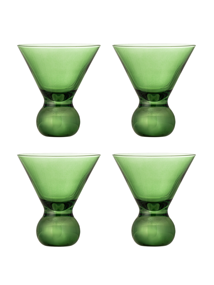 4er Set Design Cocktailgläser „Corliss“ Bloomingville