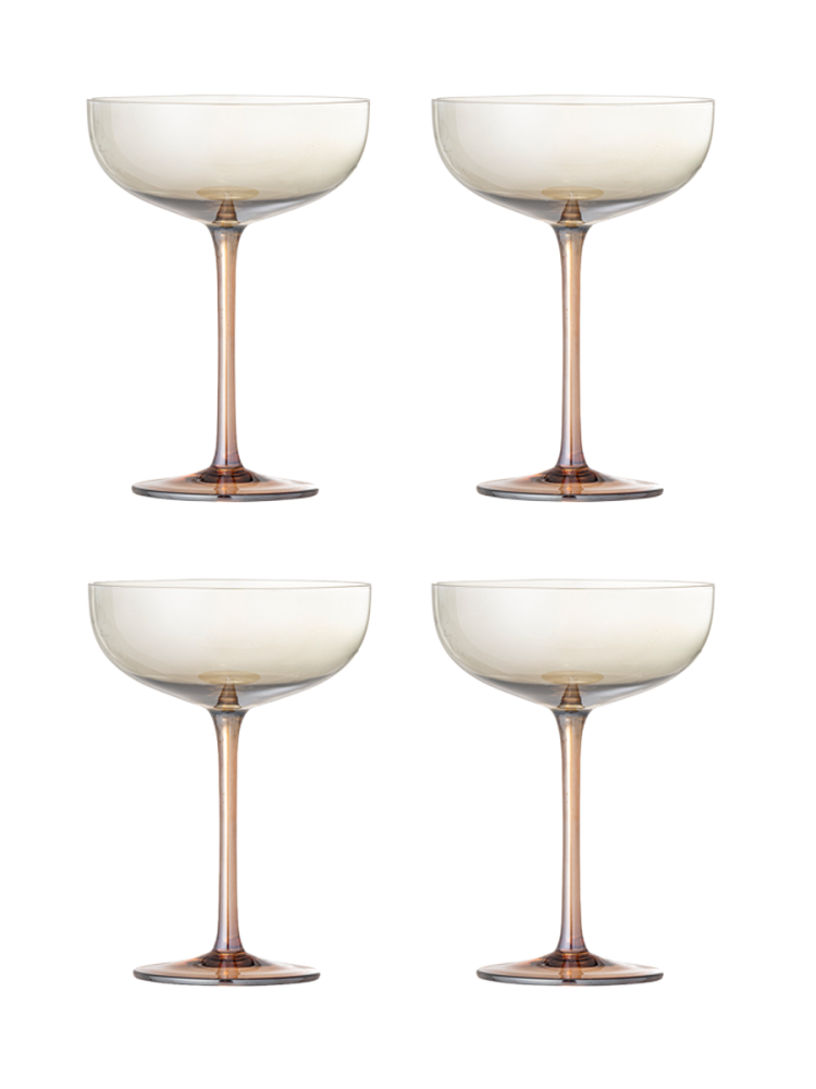 4er Set Design Cocktailgläser „Aston“ Bloomingville